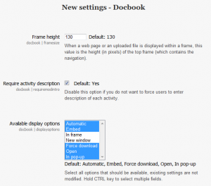 Activity Module Docbook Settings_1