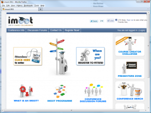 Figure 2 â€“iMoot Conference http://2011.imoot.org