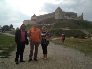 Moodlers at the Rasnov Fortress