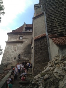 Outside Bran Castle